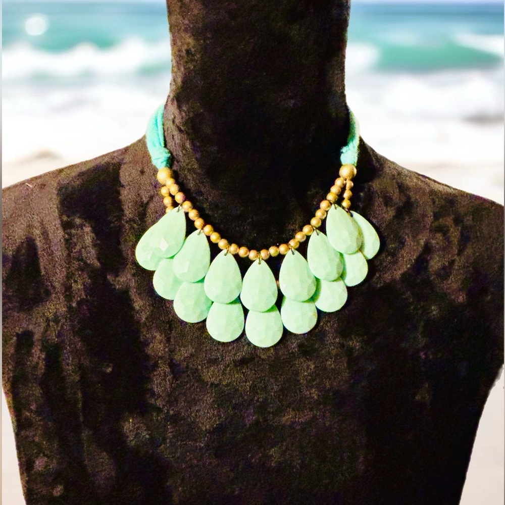 Fabulous Vintage Beaded Statement Necklace